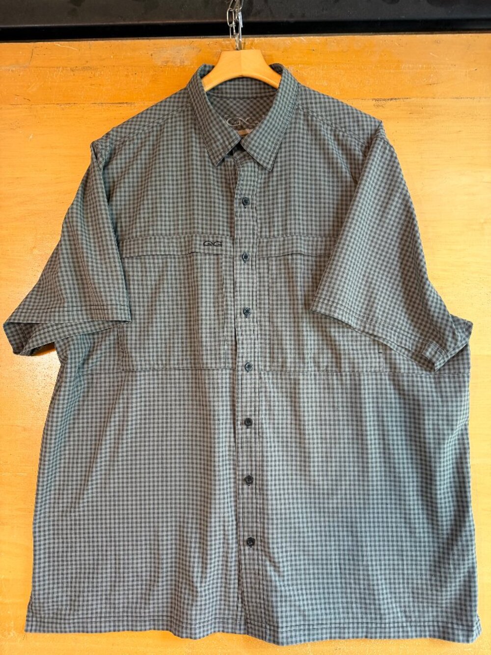 Gameguard Gray Plaid Shirt 3XL